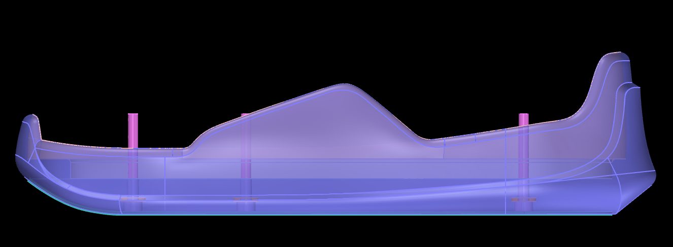 Solid flat support structure — hollow gaps eliminated